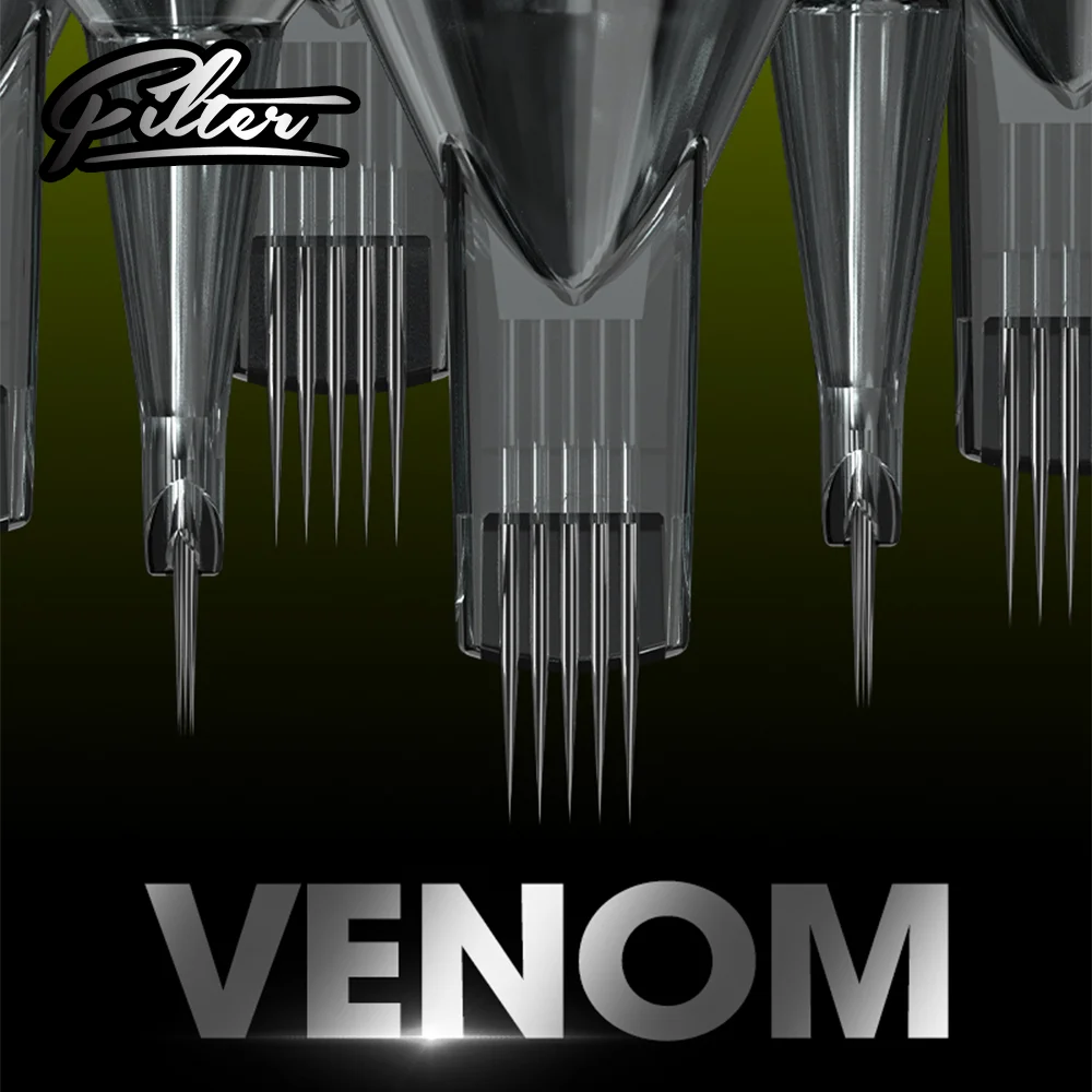 EZ تصفية السم خرطوشة الوشم الإبر منحني ماغنوم RM المتاح الوشم الإبر 19RM 23RM 25RM 27RM لخرطوشة قلم الوشم #2