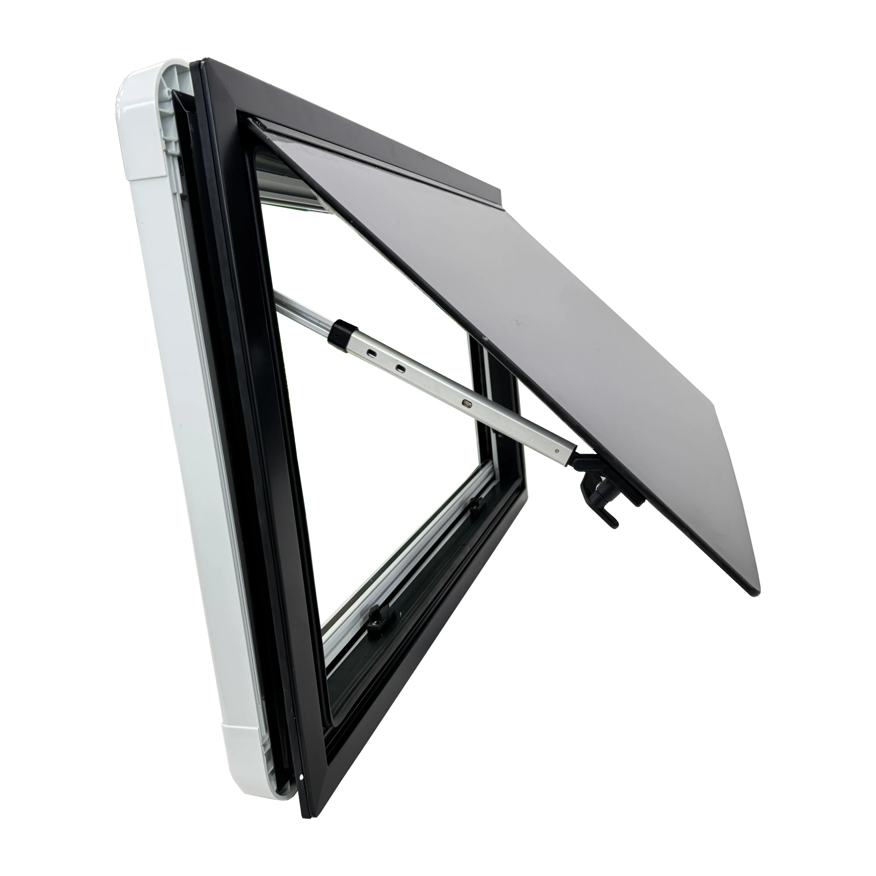 رائجة البيع TONGFA عالية الجودة RV قافلة متنقل الزاوية اليمنى نافذة خروج الألومنيوم مع زجاج أكريليك مزدوج #1