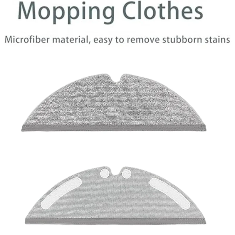 ABUD-6PCS モップクロス Dreame D20 Plus / Dreame D20 スペアパーツ用 清潔で衛生的な床ツール ホームクリーニングツール