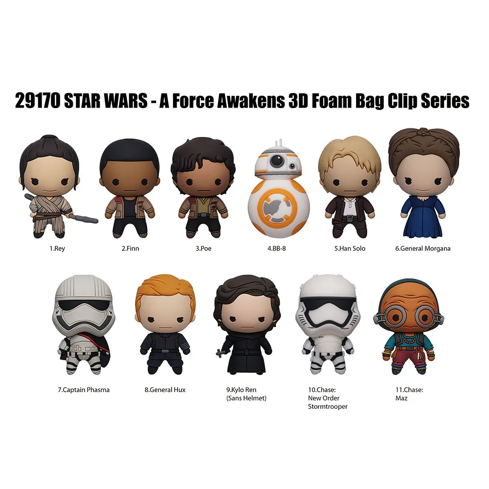 スターウォーズ公式ライセンスブラインドボックス レイ フィン ポー BB-8 カイロ・レン コレクタブルギフト 1個入り STAR WARS