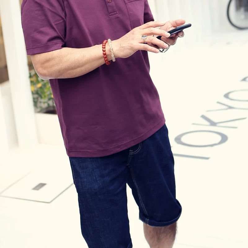 

Summer Mid-Rise Straight Leg Jeans Men's Shorts Five-Point Pants Fashionable Casual Cotton Blend No Stretch Comfortable Fit