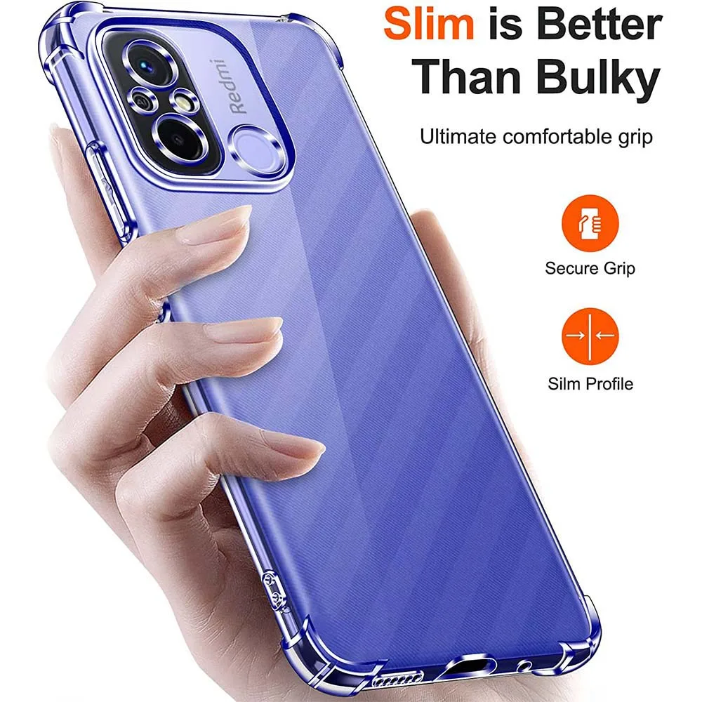 Klare Telefon Fall Für Xiaomi Redmi 12C 10A 10C 10 Weiche Fall Für Redmi Hinweis 12 4G 12 5G 12 Pro 5G A1 A1 Plus A2 4G Abdeckung – Detail 5