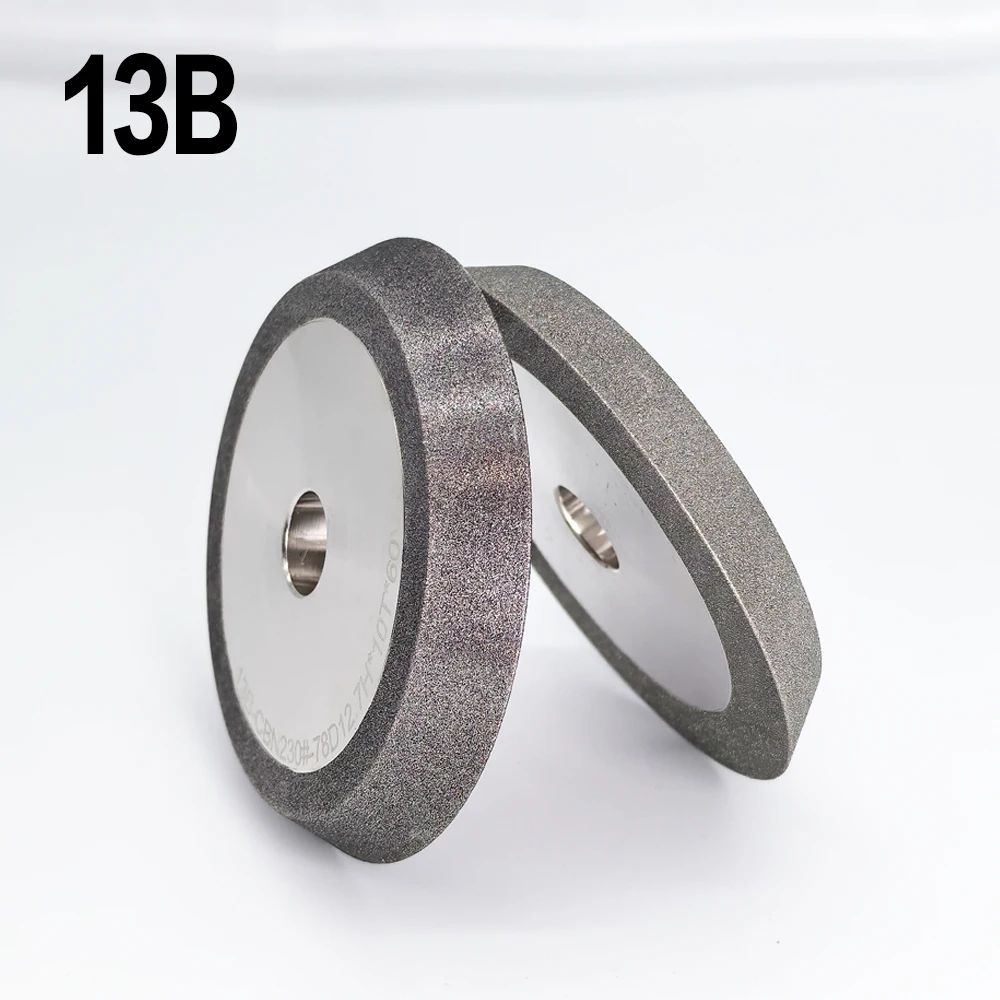 78mm CBN & Diamond Grinding Wheel Disc for Z13-2, 13A/D 13B 13Q 20G Drill Bit Sharpener, 230 Grit for Carbide Tungsten HSS Tools