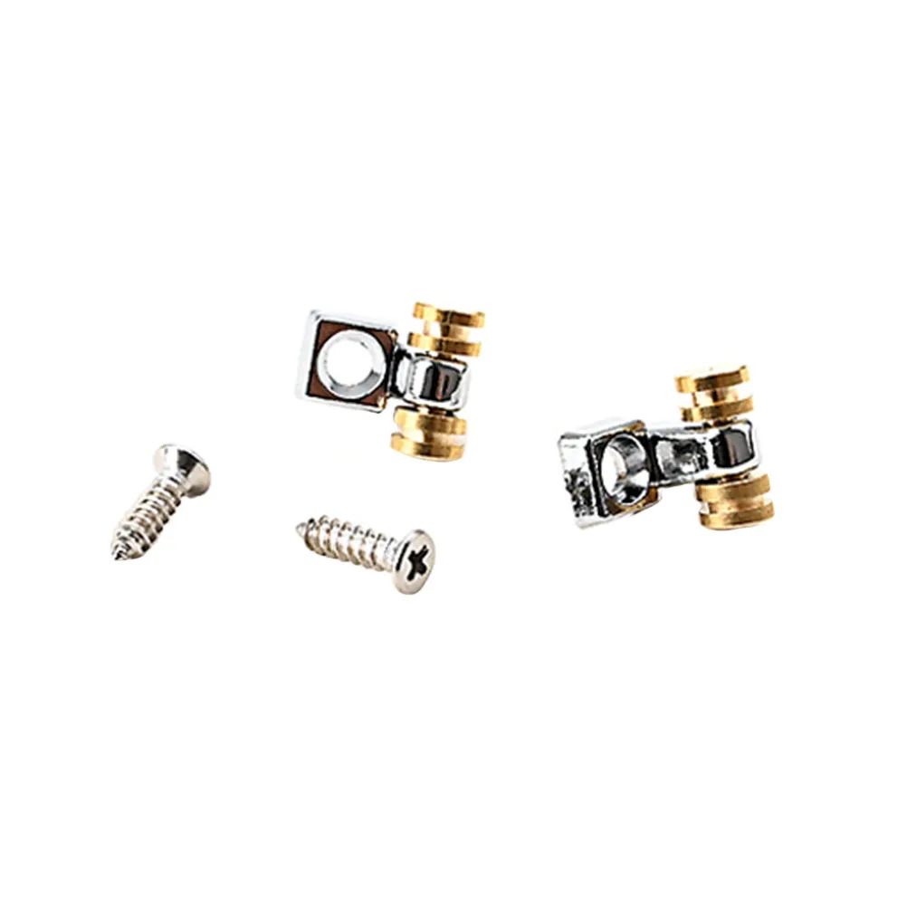 

2pcs Premium Metal Roller Style For Electric Guitar String Retainer Bar Parts String Guides Guitar Accessories