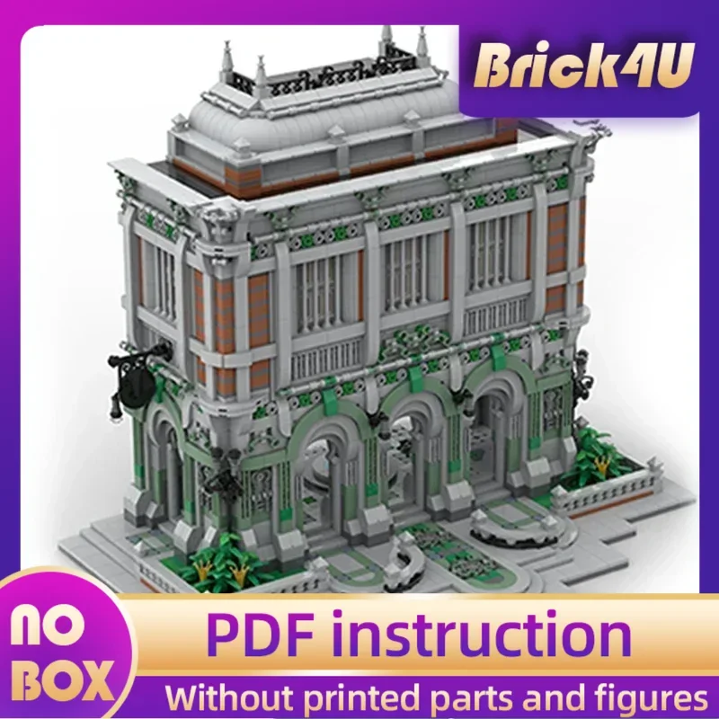 

Moc Building Bricks France Street View Model London Architecture Technology Modular Blocks Gift Christmas Toys DIY Sets Assembly