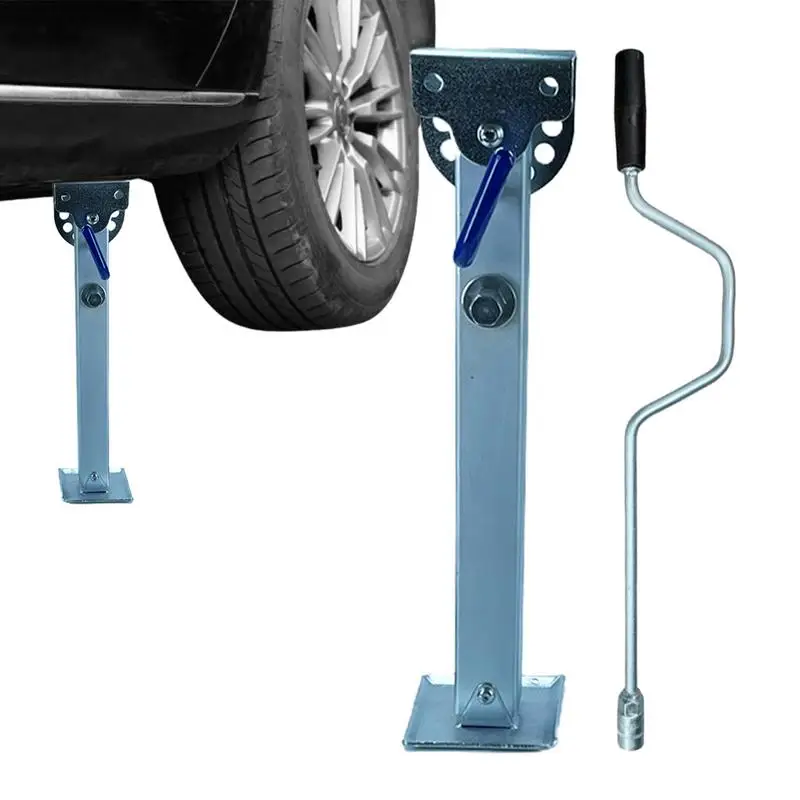 Trailer Stabilser Legs With hand crank 460~680mm Caravan Parking Corner Steady Camping RV Prop Stands Parts Accessories