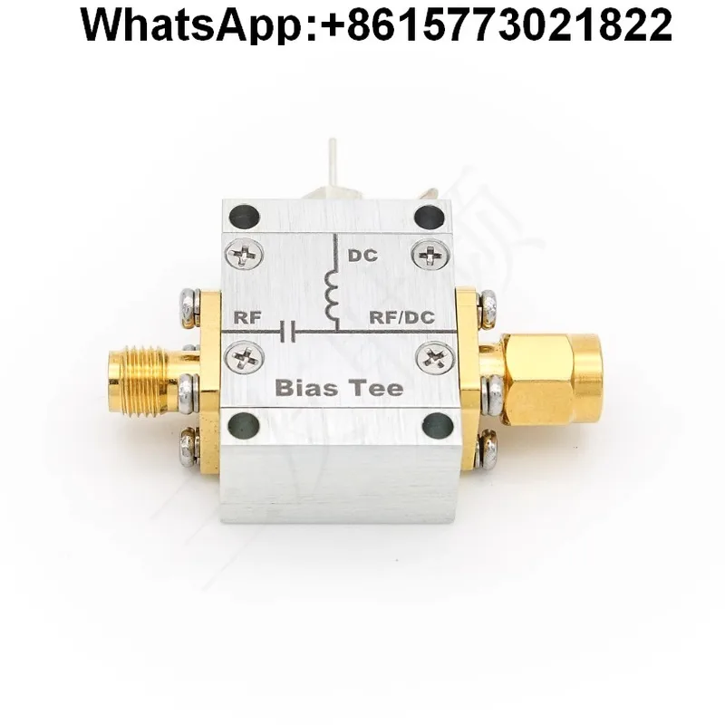 

Bias Tee DC Bias, Isolator, RF Feed, Coaxial Feed High Current 0.01-4 GHz