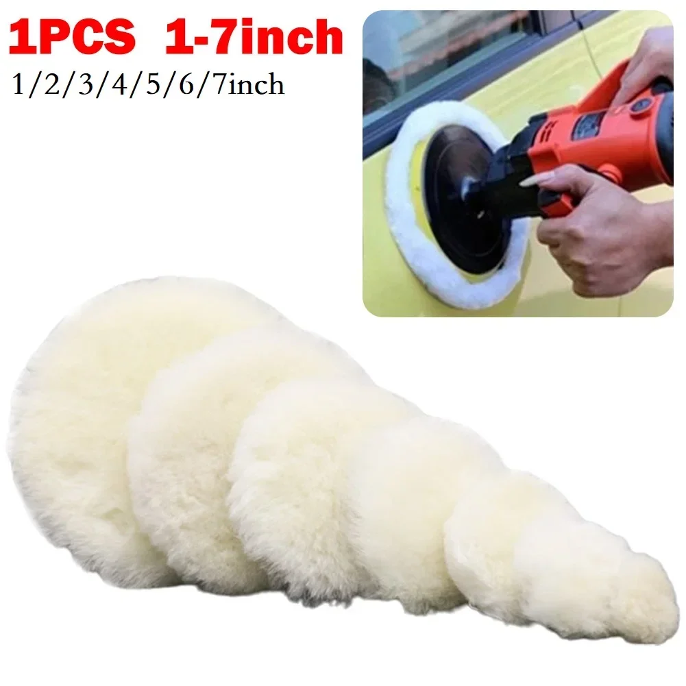 High Quality Brand New Polishing Disc Polish Pad Disc Polishing Pad Pure Wool Replace Reusable Waxing 1pcs Accessories