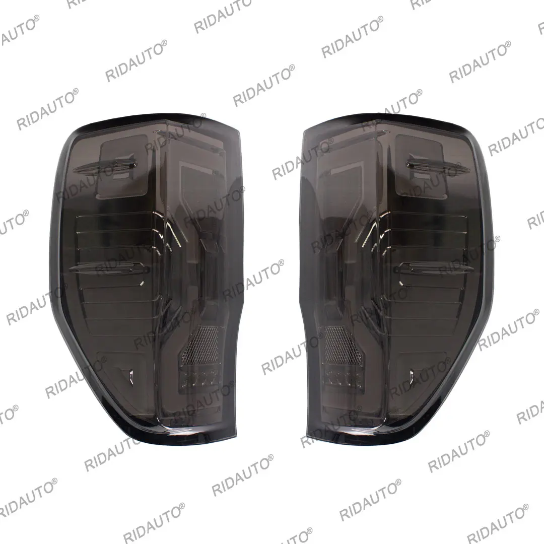 Halogen To LED Smoked Black Tail Light Rear Light Back Stop Lamp For Ford Ranger 2012 2018 2021 T6 T7 T8 Upgrades Decoration