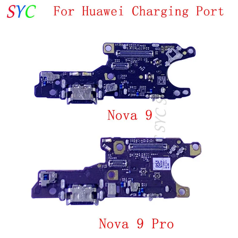 Original USB Charging Port Connector Board For Huawei Nova 9 Pro Charging Connector with Sim Card Reader Repair Parts