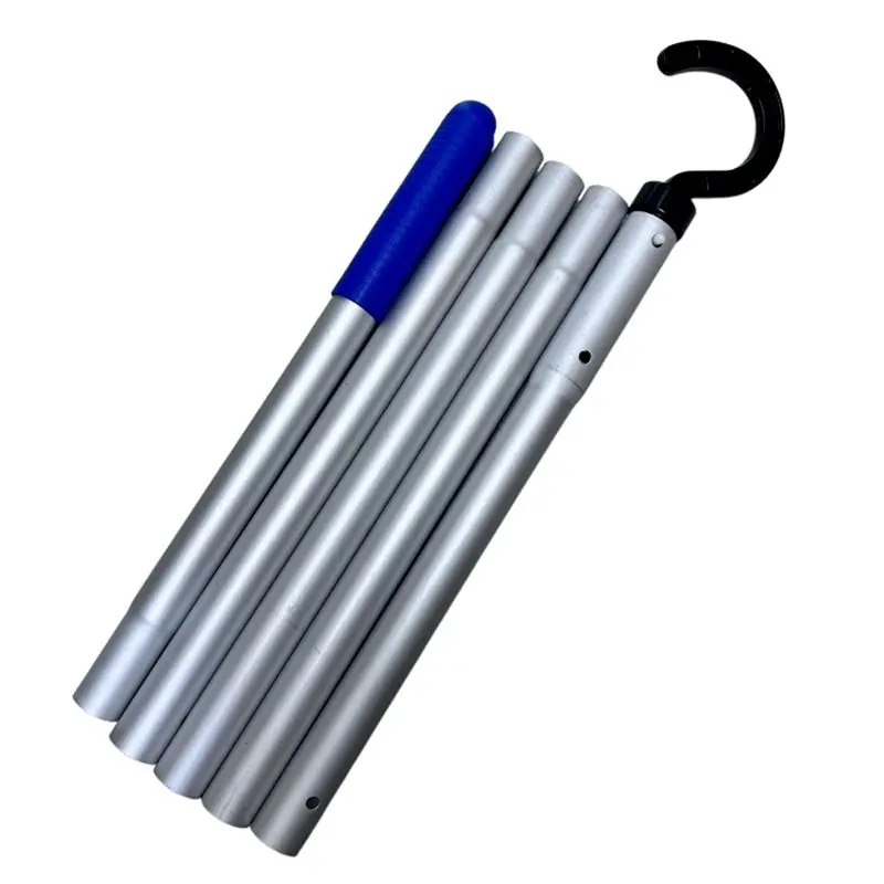A89E-Pool Pole Hooks Removable Pool Vacuum Hook Ground Underwater Swimming Cleaning Swimming Pool Accessories