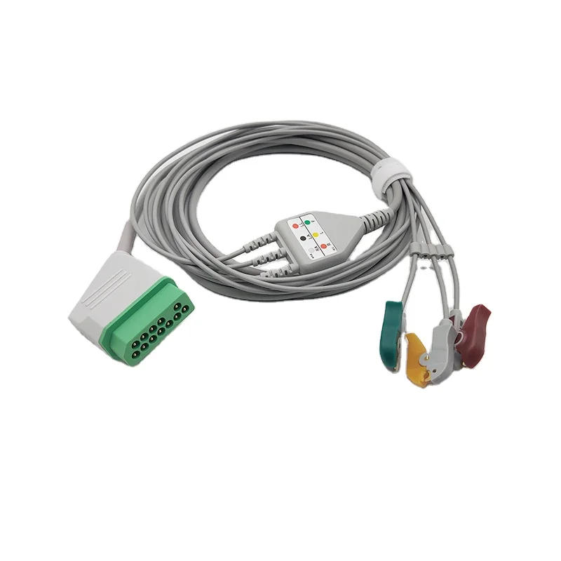 

12pin 3/5 Leads Nihon Kohden Ecg Cable