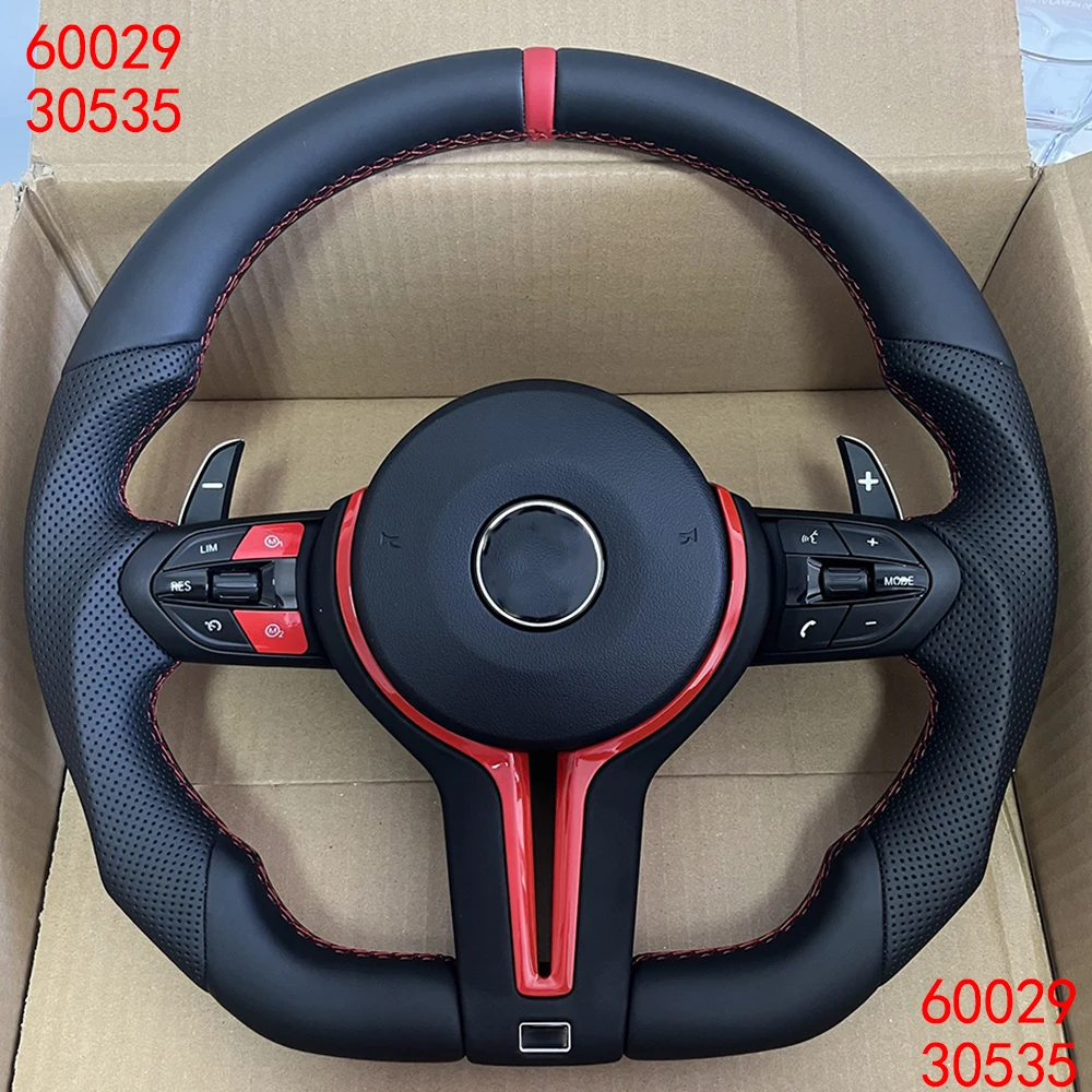 Red Style Flame Demon, Lenkrad für BMW F30 F10 F31 F20 F25 F22 F36 F33 F32 F80 F82 F11 F18 F01 F90 E90 Lenkung