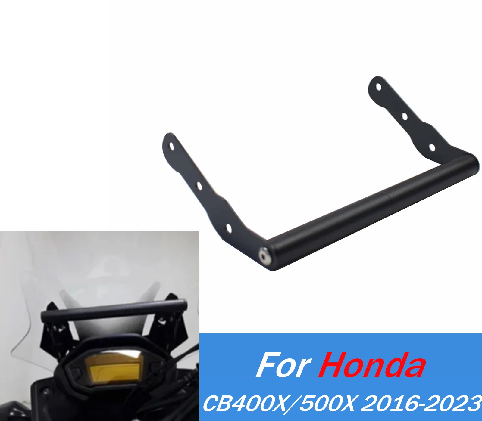 

Для Honda CB400X 500X 2016-2023 CB500X навигационный кронштейн мотоциклетный навигационный держатель, аксессуары для поддержки бара ﻿