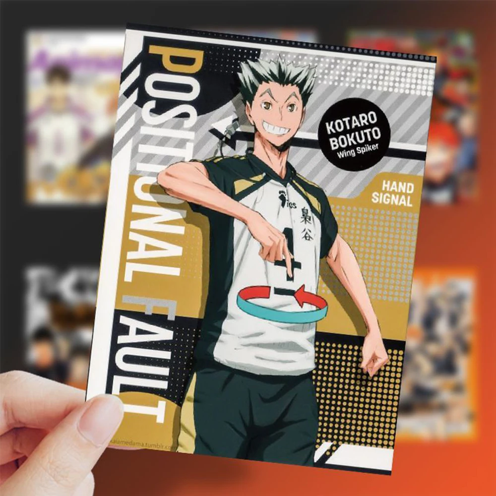 10/30/60pcs Anime Haikyuu Cool poster adesivi decalcomanie giocattoli per bambini fai da te Notebook frigorifero Laptop impermeabile Caratoon Graffiti Sticker