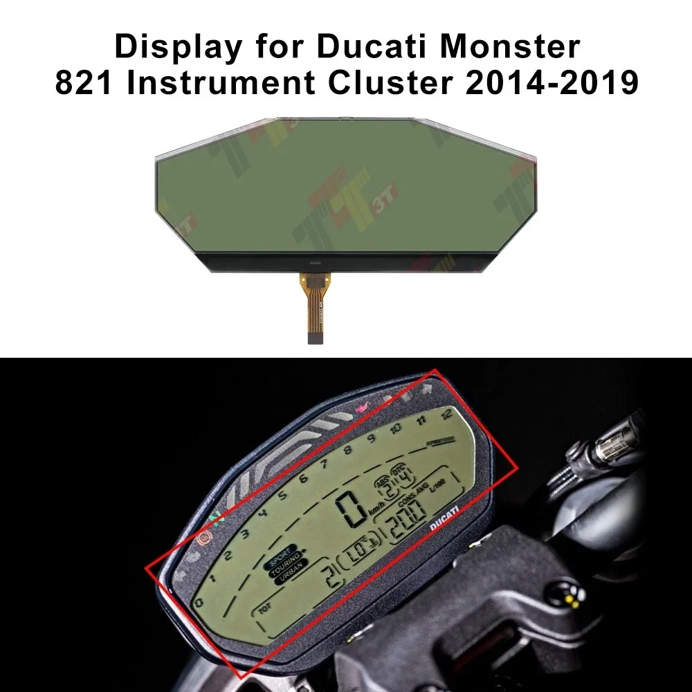 Display for Ducati Monster 821 Instrument Cluster