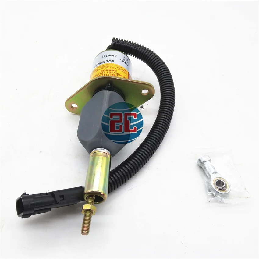 Engine Flame Out Fuel Switch Fuel Shutdown Solenoid Valve 3930233 SA 4335 24 SOL22024 For Cummins 6ct 8.3 Komatsu 12V