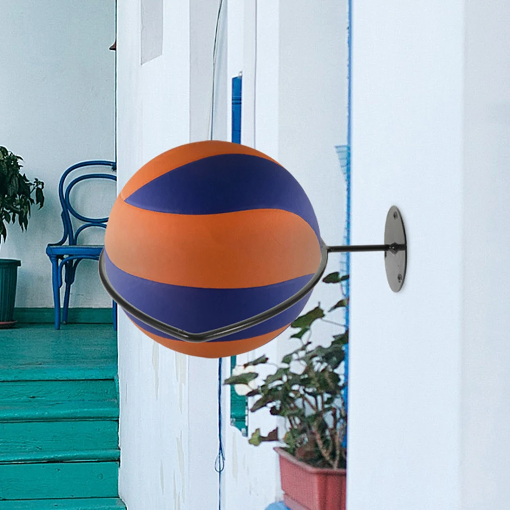 

2 set 2 Sets Football Storage Mount Cast Iron Stand Baseball Display Holder Ball Organizer Home