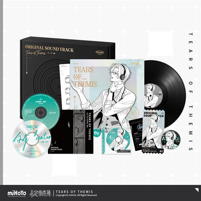 MiHoYo Game Tears Of Themis Official Genuine Vilhelm Record OST Gift Box Doujin Vilhelm Vinyl Accessories Festival Birthday Gift