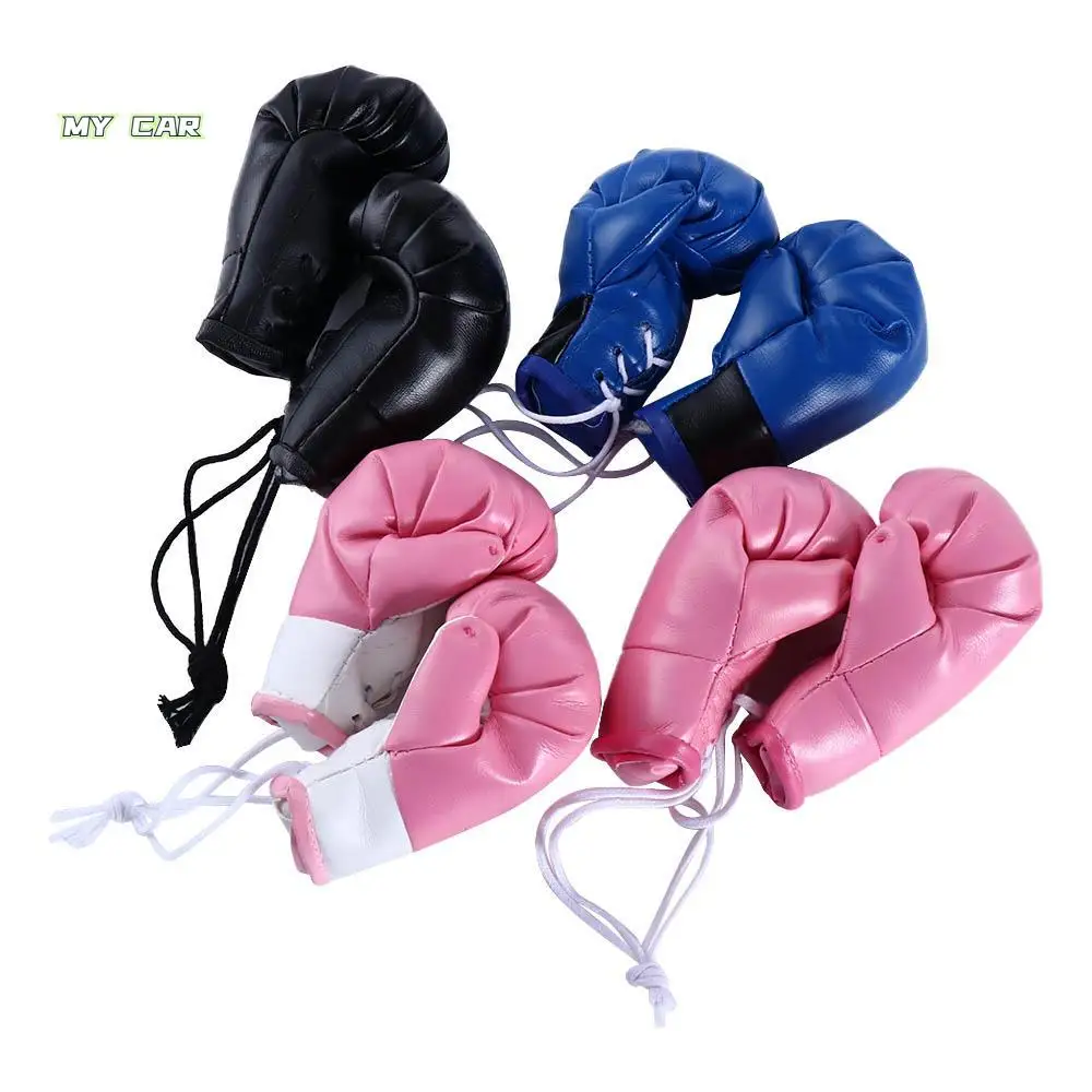 Pendant Leather Pendant Car Ornaments Boxing Gloves Pendant Boxing Gloves Hanging Miniature Punching Gloves Mini Boxing Gloves