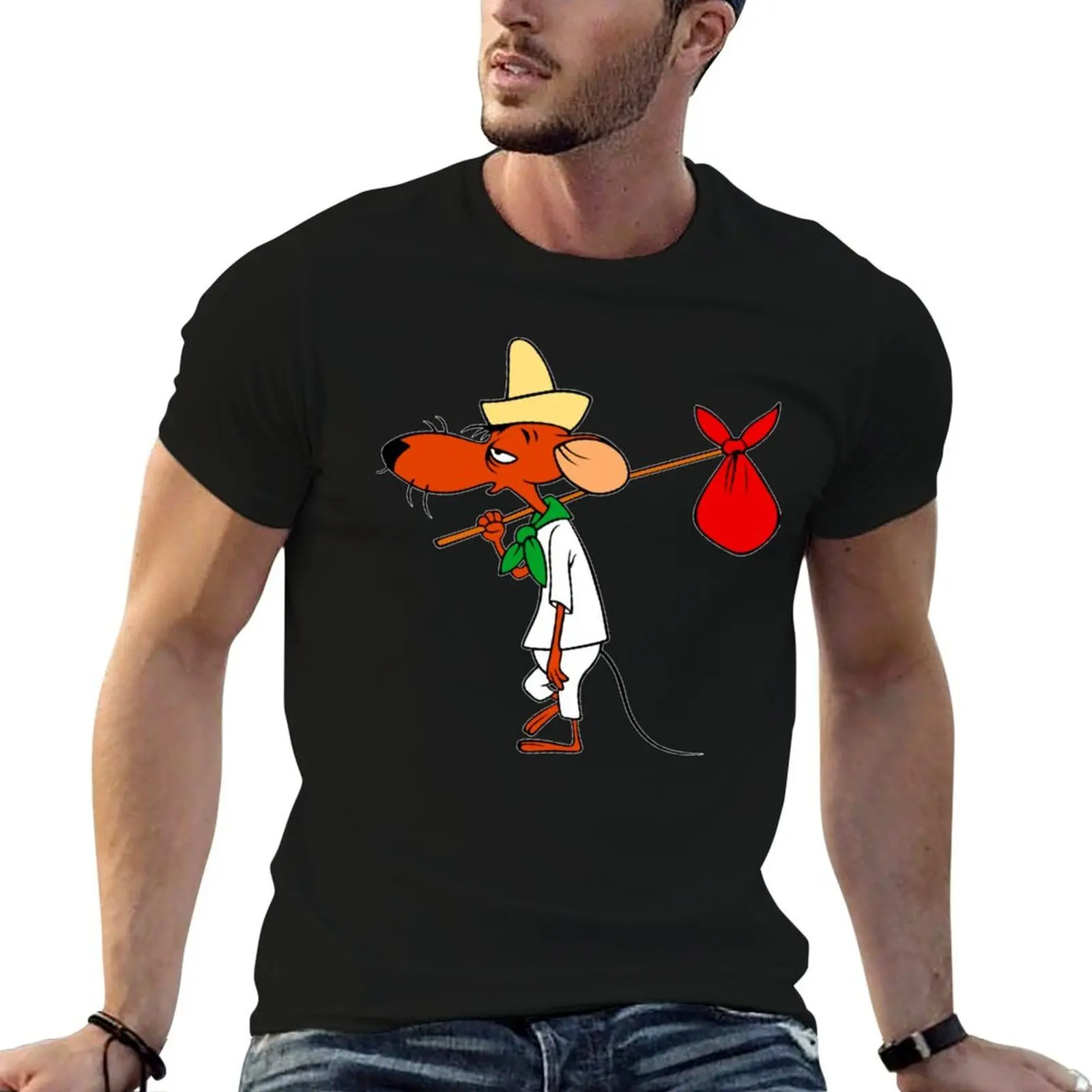 

Slowpoke Rodriguez T-Shirt t shirts for man cotton funny man t shirt cotton T-Shirt