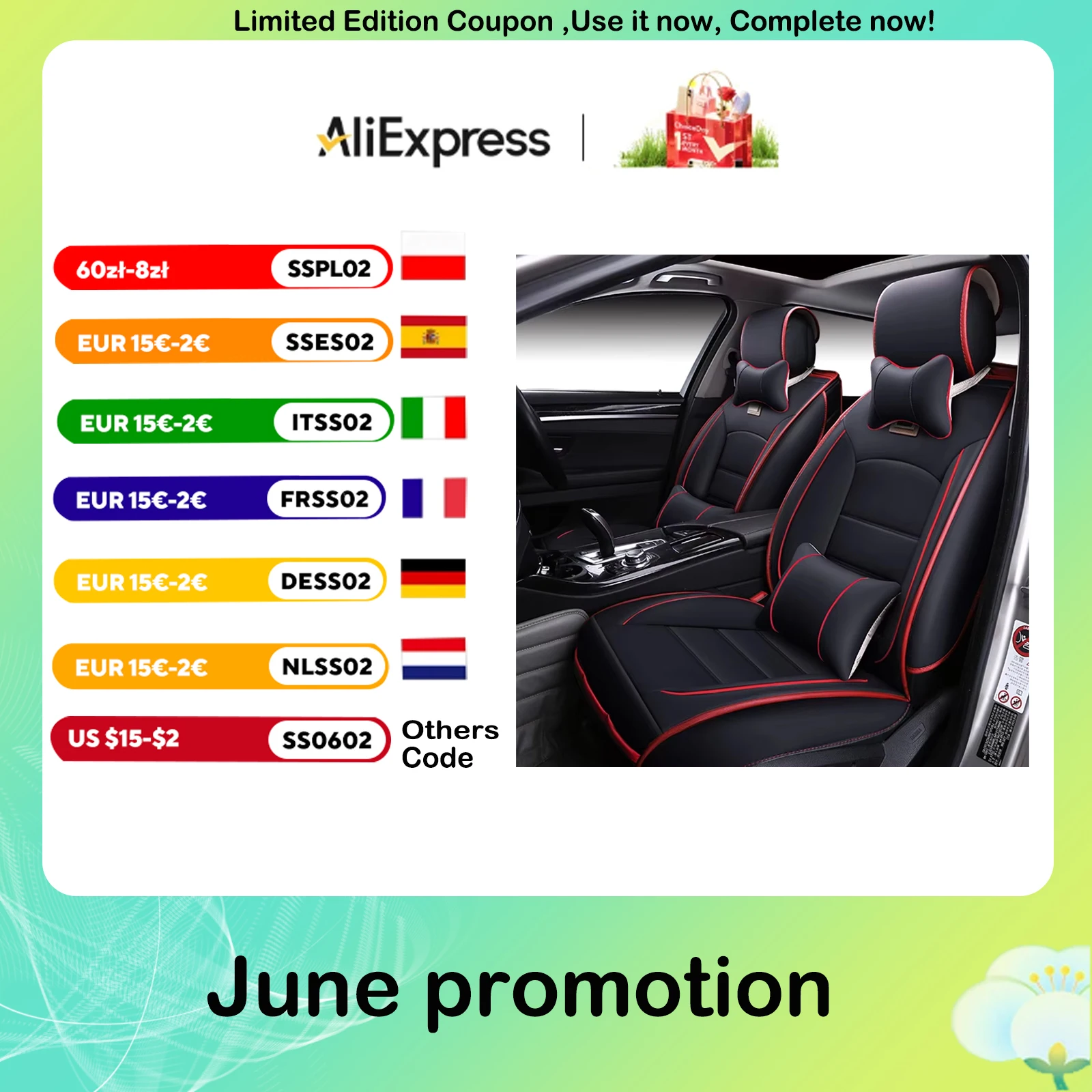 

Universal 5 Seats PU Leather Full Set Luxury Front & Rear Car Seat Cover Cushion Durable SUV Car Seat Cover Cushion Full Set