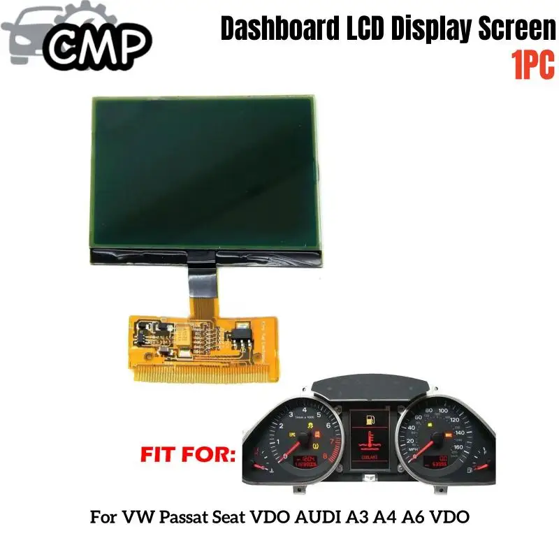 

1pc Car Dashboard Display Screen LCD Touch Screen For VW Passat,Seat VDO AUDI A3,A4,A6 VDO Car Inner Repair Replace Part