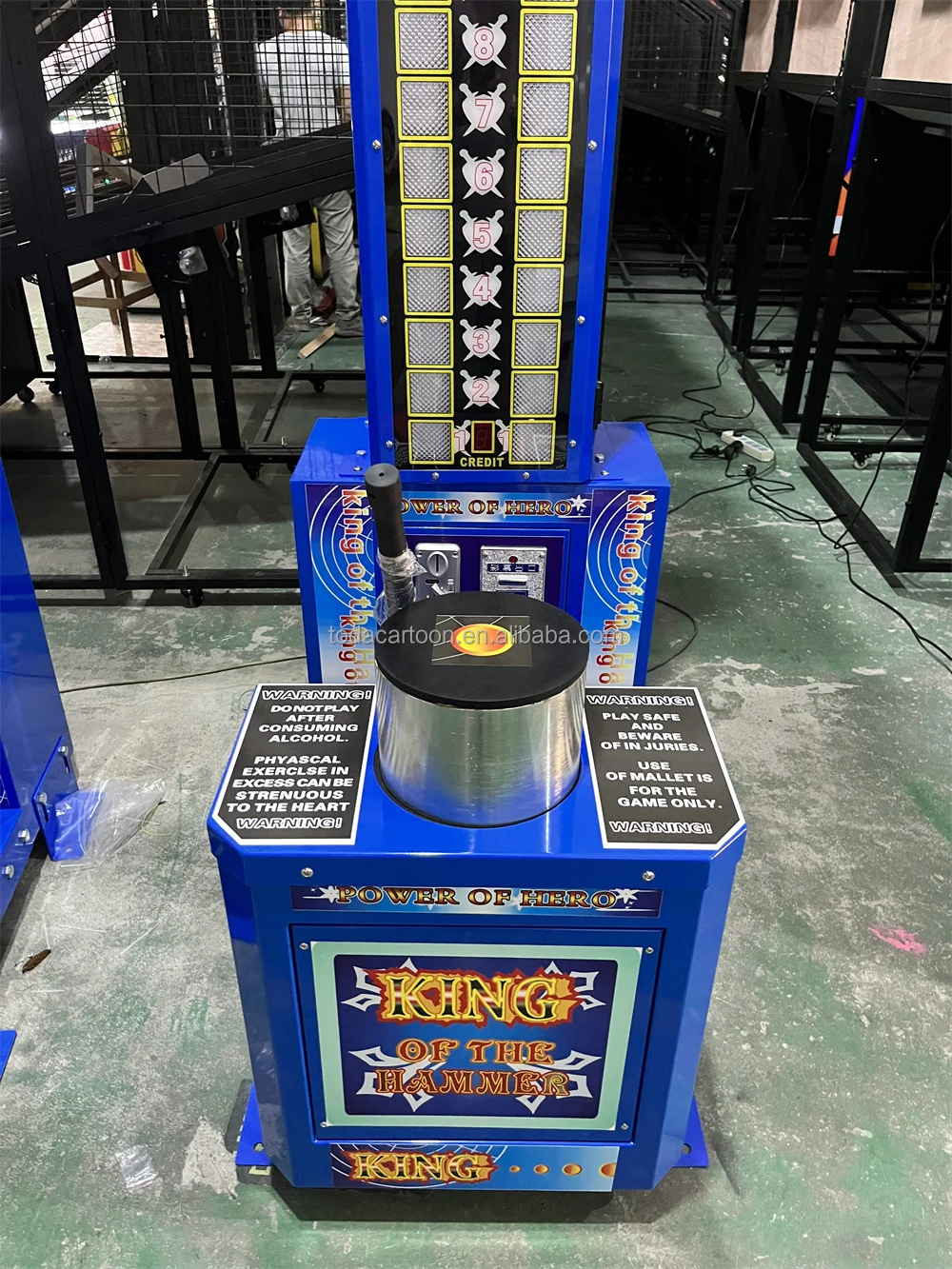 Big Hammer Coin Operated Game Machine Factory Direct Sales with A One-year Warranty Customization Available