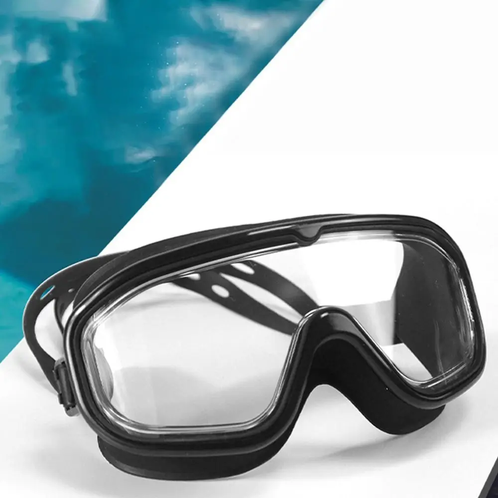 Fashion New Unisex Anti-fog Kids Swimming Goggles Wide View Big Frame Swim Eyewear High Definition Unisex Children's Goggles