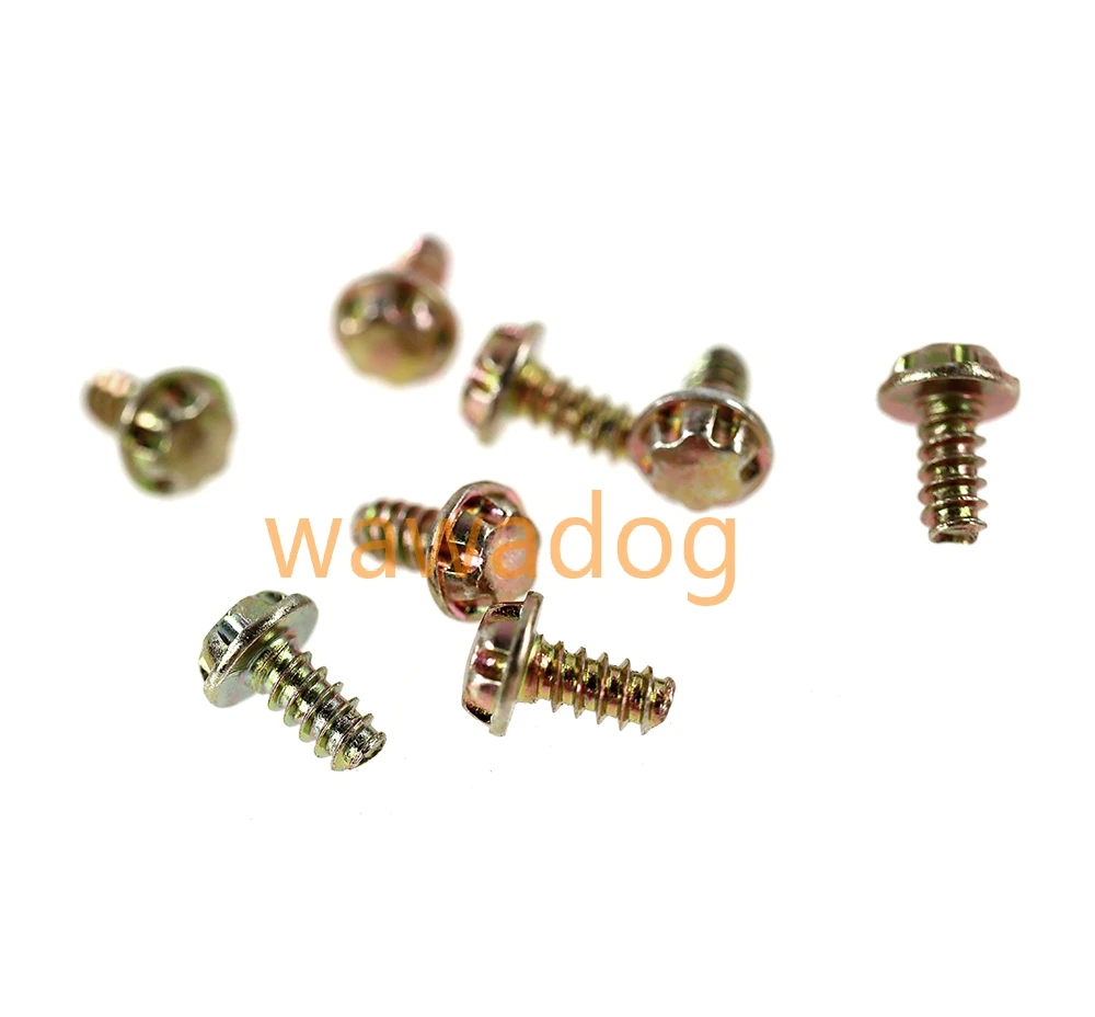 50 Uds caja de carcasa de tarjeta de juego tornillos 3,8mm reemplazo para carcasa de cartucho GBC para tornillos de Color Gameboy