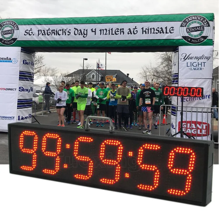 

[Marathon Timer] 6-inch outdoor waterproof ultra-bright display timer, dedicated to rock climbing running competitions