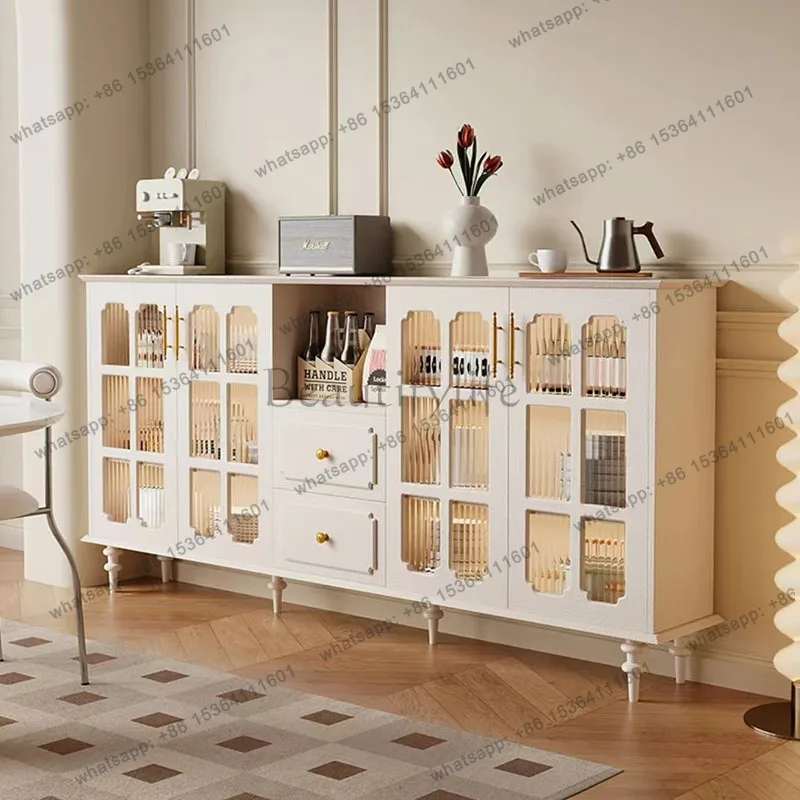 

White Glass Living Room Cabinets Decoration French Display Living Room Cabinets Storage Drawers Meuble Rangement Furniture Home