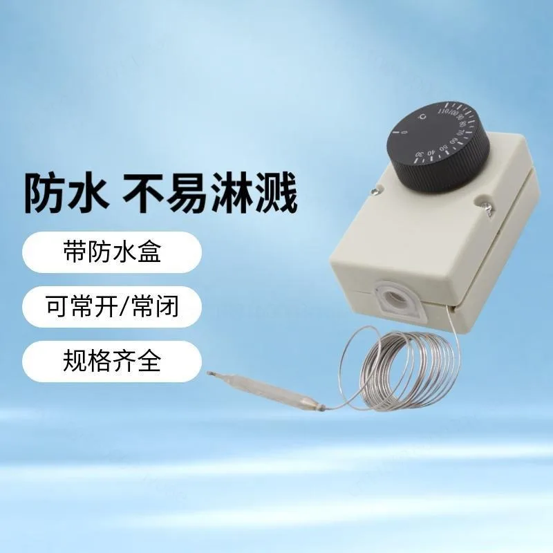 Temperature Controller with Box Knob 0-40 0-50 0-60 30-110 Degree Temperature Control Switch, Mechanical Switch