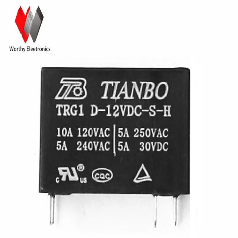 

Free shiping wholesale 10pcs/lot relay TRG1 D-12VDC-S-H