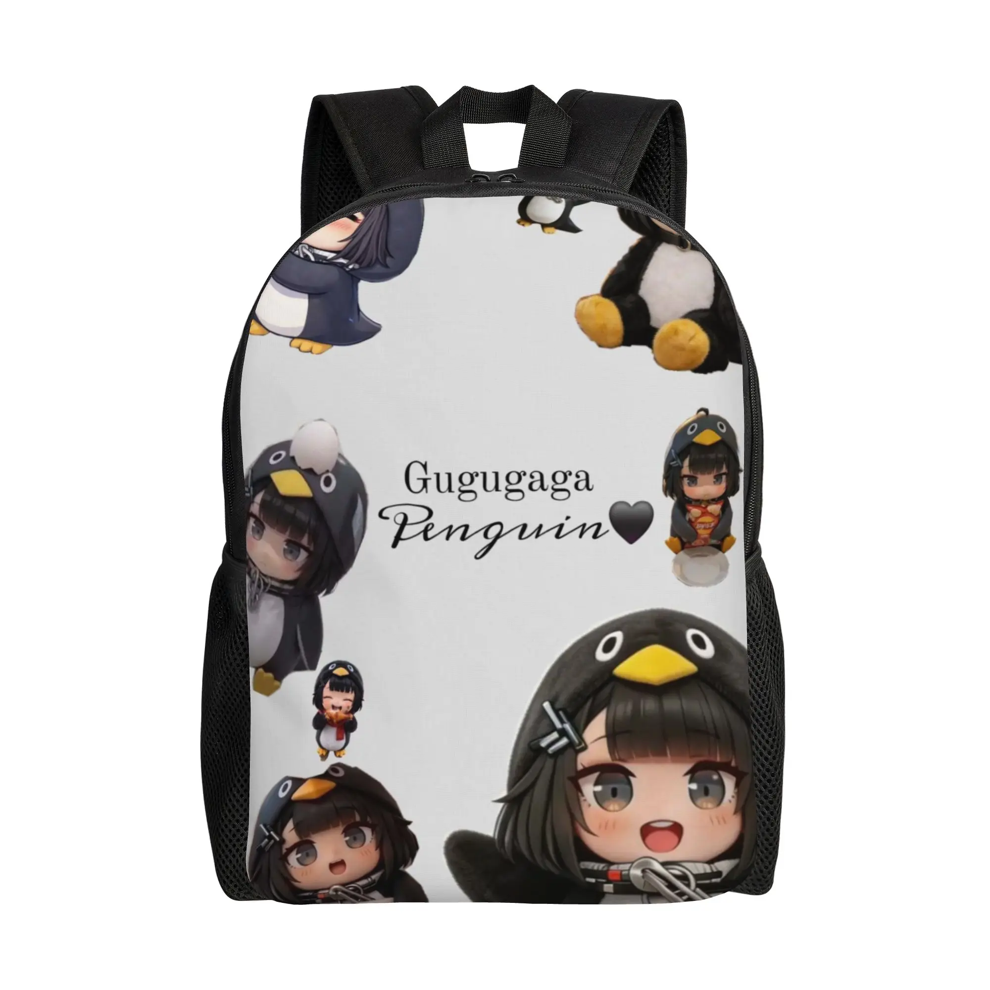 Book Pack Back to school season Gugu Gaga Penguin Anime Girls  Fashionable Backpack