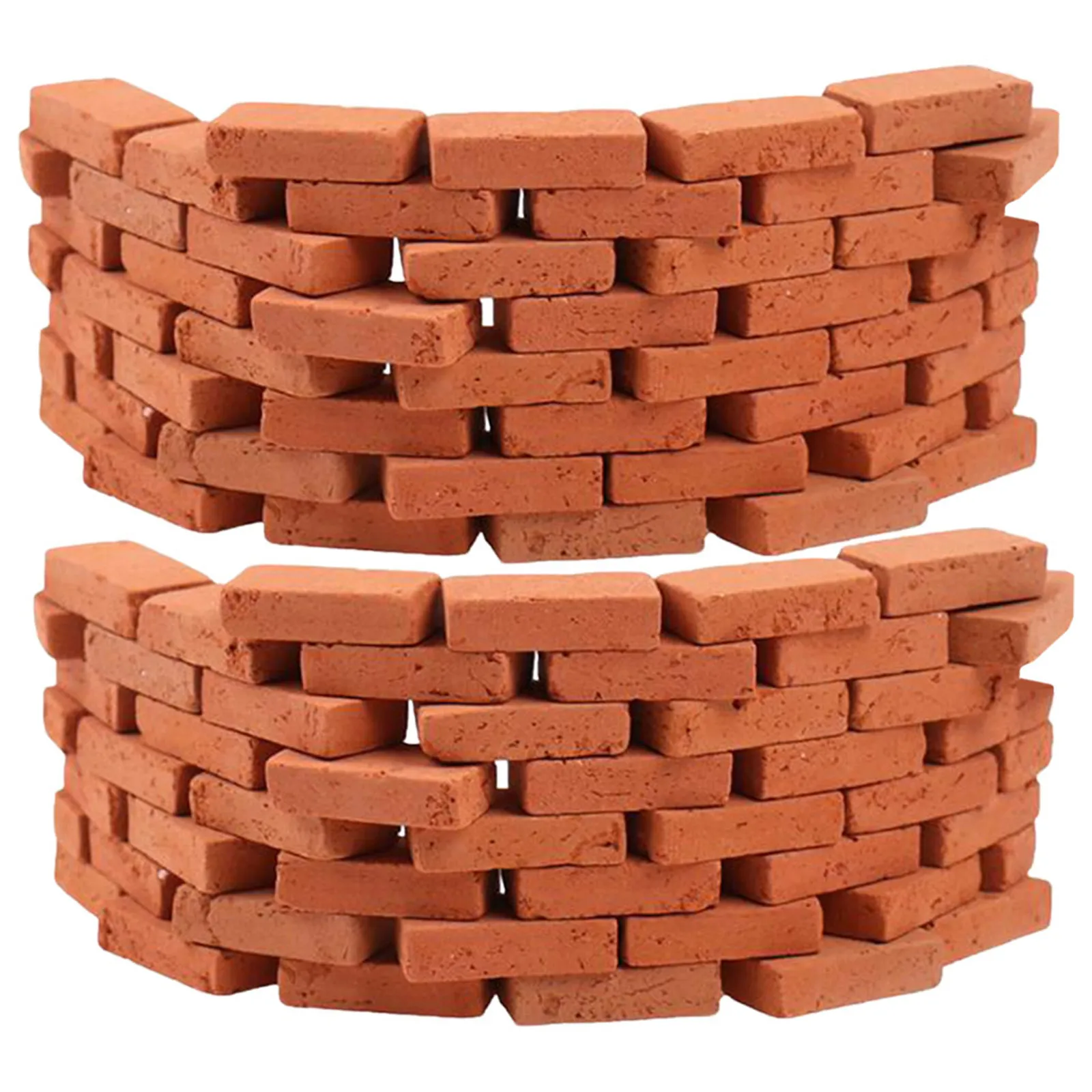 

150Pcs Water Resistant Miniature Bricks for Theme Party Decor DIY Mini House Supplies Stackable Brick Models Landscape Design
