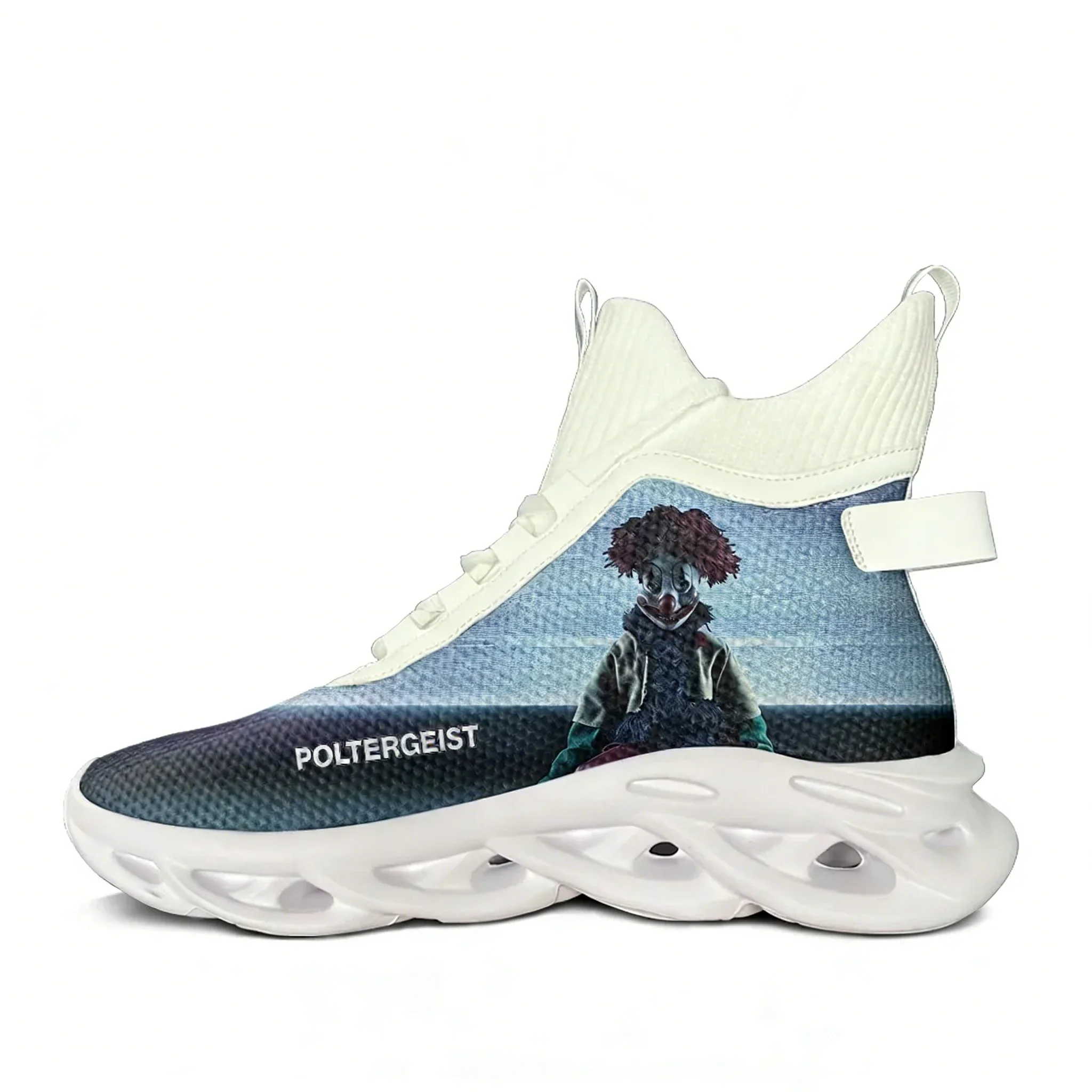 

Кроссовки Poltergeist High Top Flats для мужчин, женщин и подростков, высококачественная персонализированная модная повседневная обувь, обувь на заказ