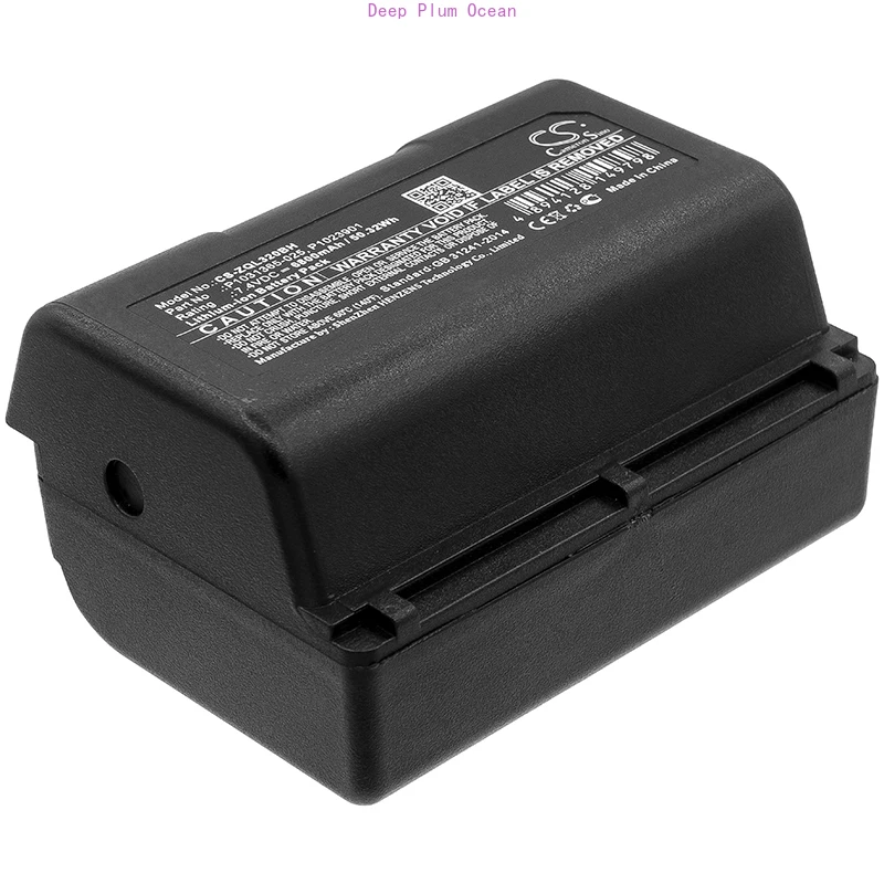 Batería de impresora portátil, pila de 7,4 V/4400mAh/5200mAh/6800mAh para Zebra QLN220, QLN320, ZQ510, ZQ520,ZQ500,ZR628,ZR638,ZQ610,ZQ620,ZQ521