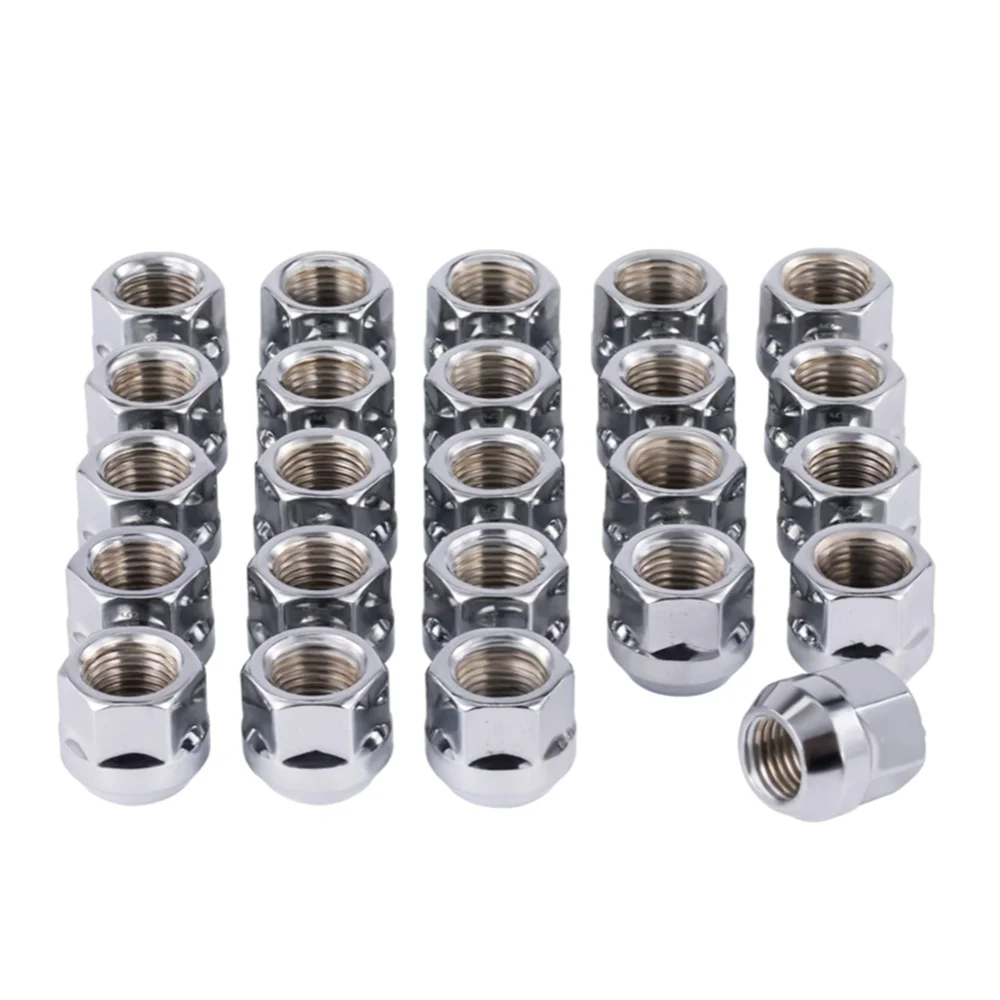 key 19mm，height 21mm Open End Wheel Nuts  1/2-20 ， 9/16 -18  Lug Nuts 12x1.25, m12x1.5，m14x1.5