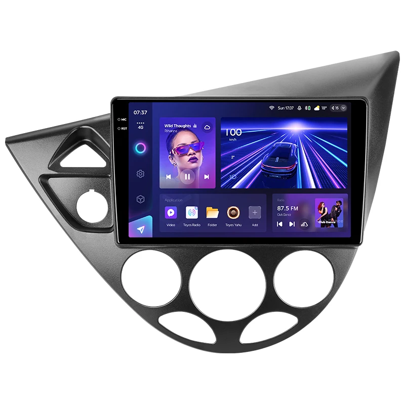 

Автомобильный DVD-плеер TEYES CC3 2K для Focus 1 LHD RHD 1998–2005 гг., автомобильная стереосистема, автомобильный DVD-плеер