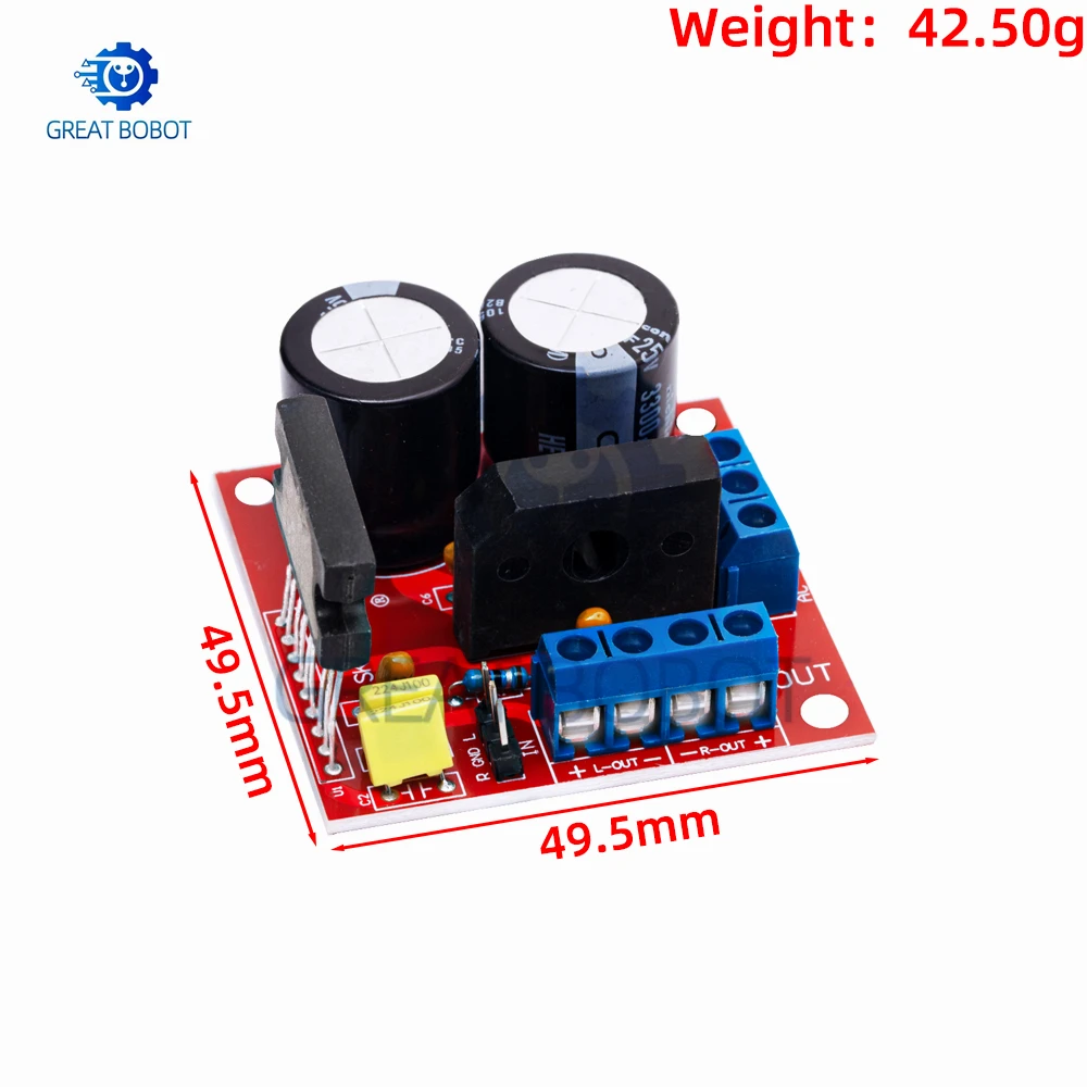 TDA1521 2×15W Dual Channel Hi-Fi Amplifier Module, Dual Power Supply Audio Board for DIY Audio Projects