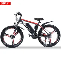 LAFLY X2 1000W48V15AH electric bicycle shock absorbing aluminum alloy 26-inch frame adult off-road 21 Speed electric bicycle