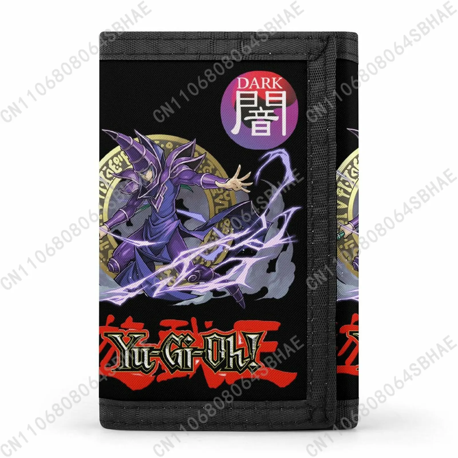 

Yu-Gi-Oh Trendy Tri Fold Wallet Teenage Girls Boys Slim 3 Fold Card Personalized Pattern Purse for School Daily Use