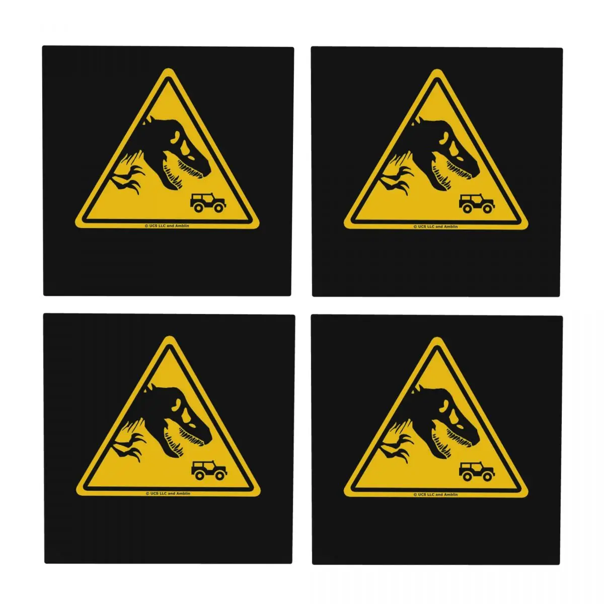 

Подставка для парка Юрского периода, керамика, горячий коврик, украшение стола и аксессуары, коврик для кухонного стола, коврик для кофе