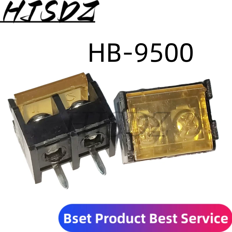 2/5uds HB9500-2P 3P 4P 5P 6P 7P 8P 9P 9P 10Pin PCB Bloque de terminales de tornillo conector HB-9500 300V 30A tapa Terminal paso