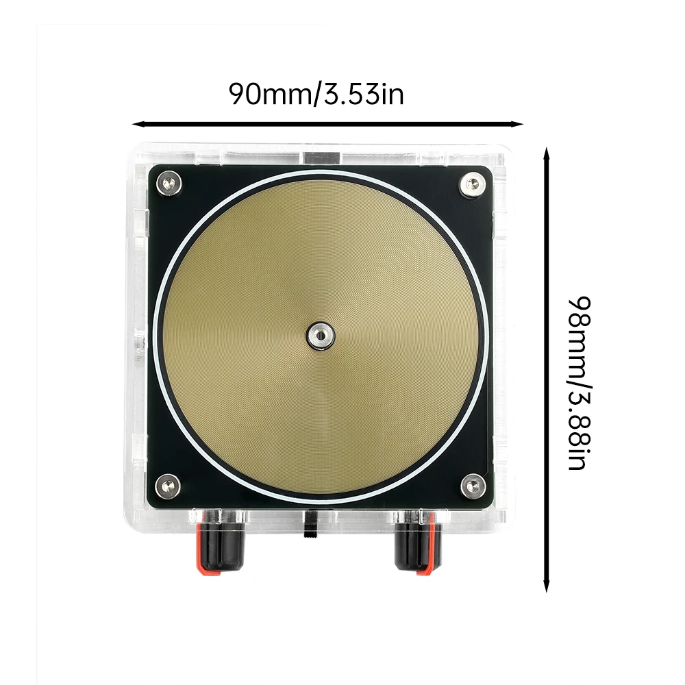 Mini cewka muzyczna Tesla 10cm kompatybilna z Bluetooth wysokiej częstotliwości AC110-240V cewka tesli dłoni napięcie generator łuku impulsowego
