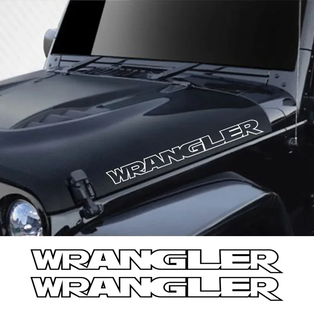 

Car Hood Side Stickers For Jeep Wrangler JK JL TJ Unlimited Motor DIY Vinyl Film Bonnet Decals Auto Exterior Tuning Accessories