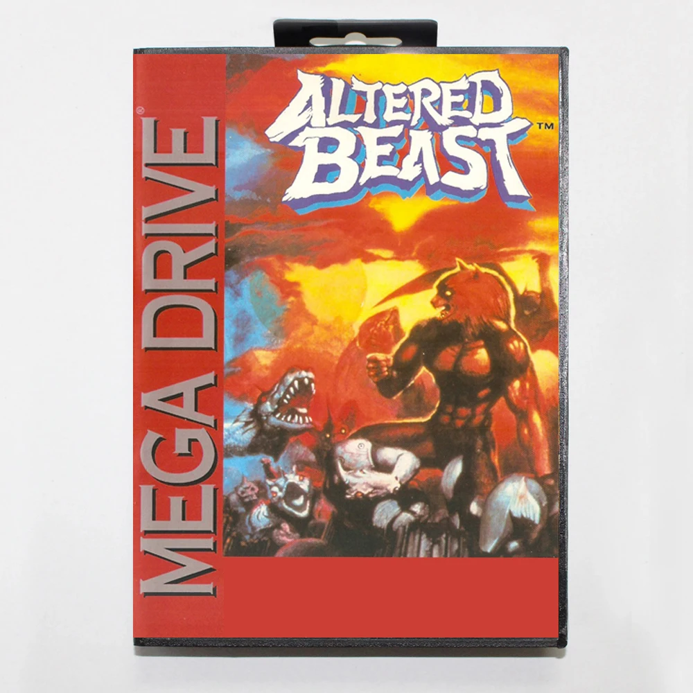 Nuovo arrivo Altered Beast MD Gioco di carte 16 Bit BR Cover per Sega Megadrive Genesis Cartuccia per console per videogiochi
