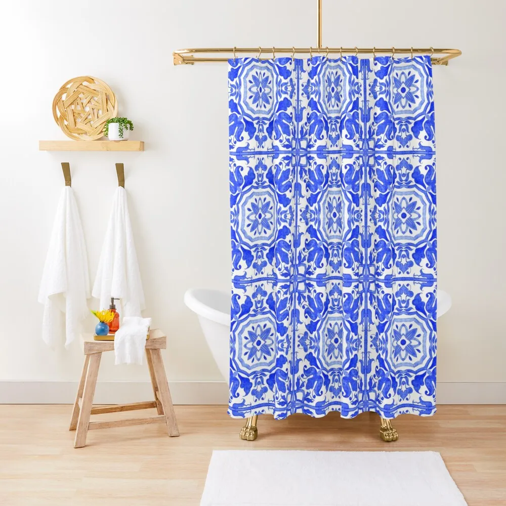 

Portuguese azulejo tiles. Shower Curtain Bathroom Accessorys Shower For Bathrooms Bathroom Showers Curtain