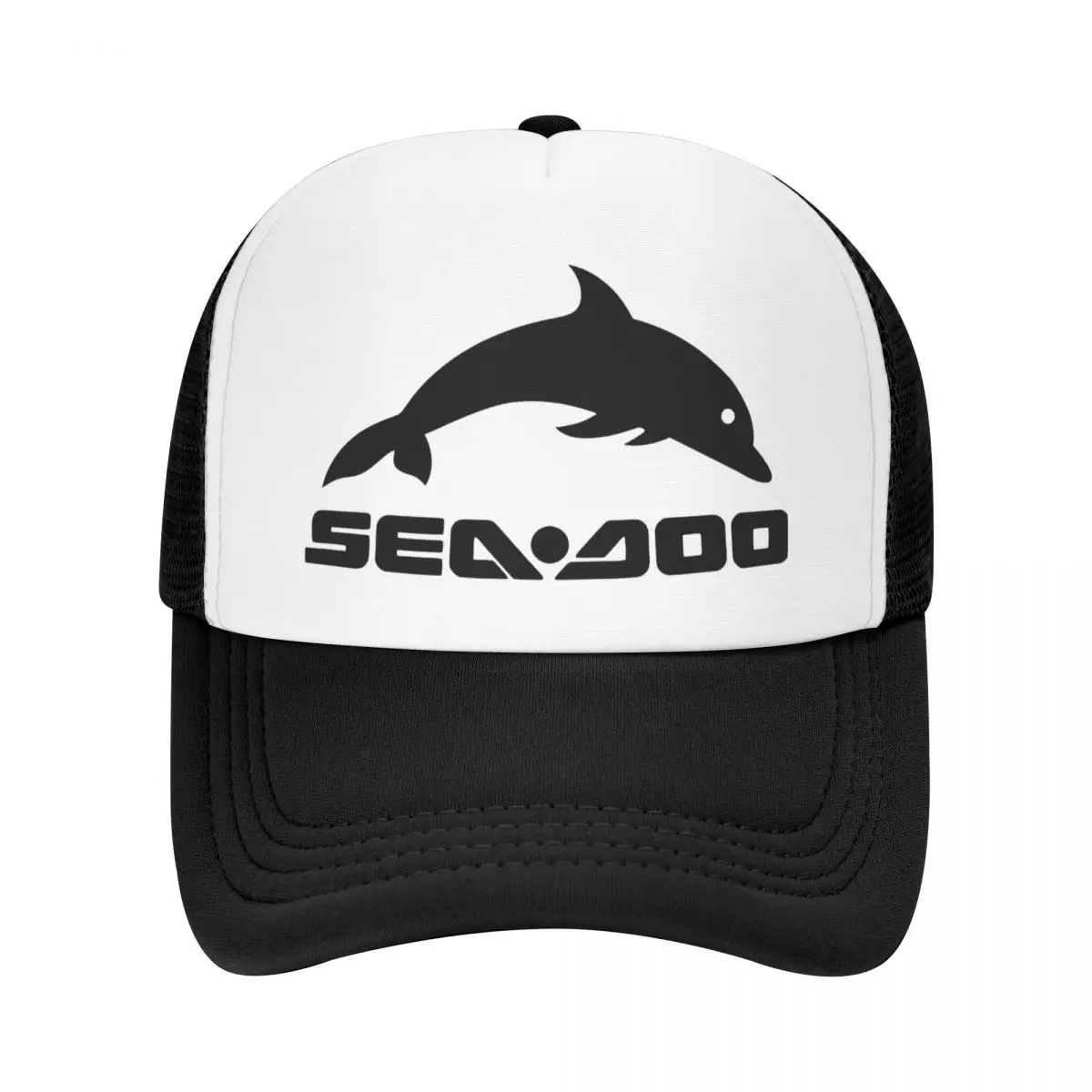 Seadoo Watercraft Trucker Hat Men Women Popular Dad Hat Trucker Hat Sports Cap Adjustable Polyester Mesh Baseball Caps Summer